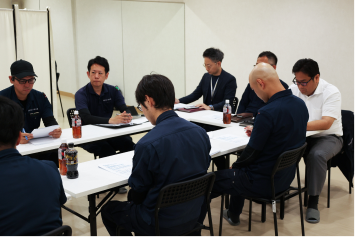 中日本三愛設備の仕事風景